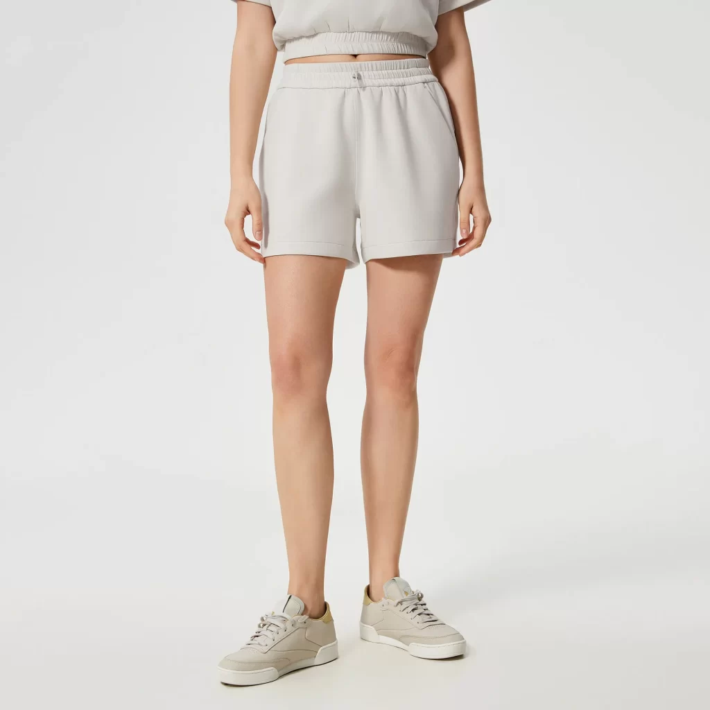Women Lounge Athletic Short Sweatshorts Drawstring with Pockets athletic apparel suppliers sports clothes manufacturer