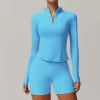 Custom Athletic Jackets Lightweight Exercise Jackets with Zipper
