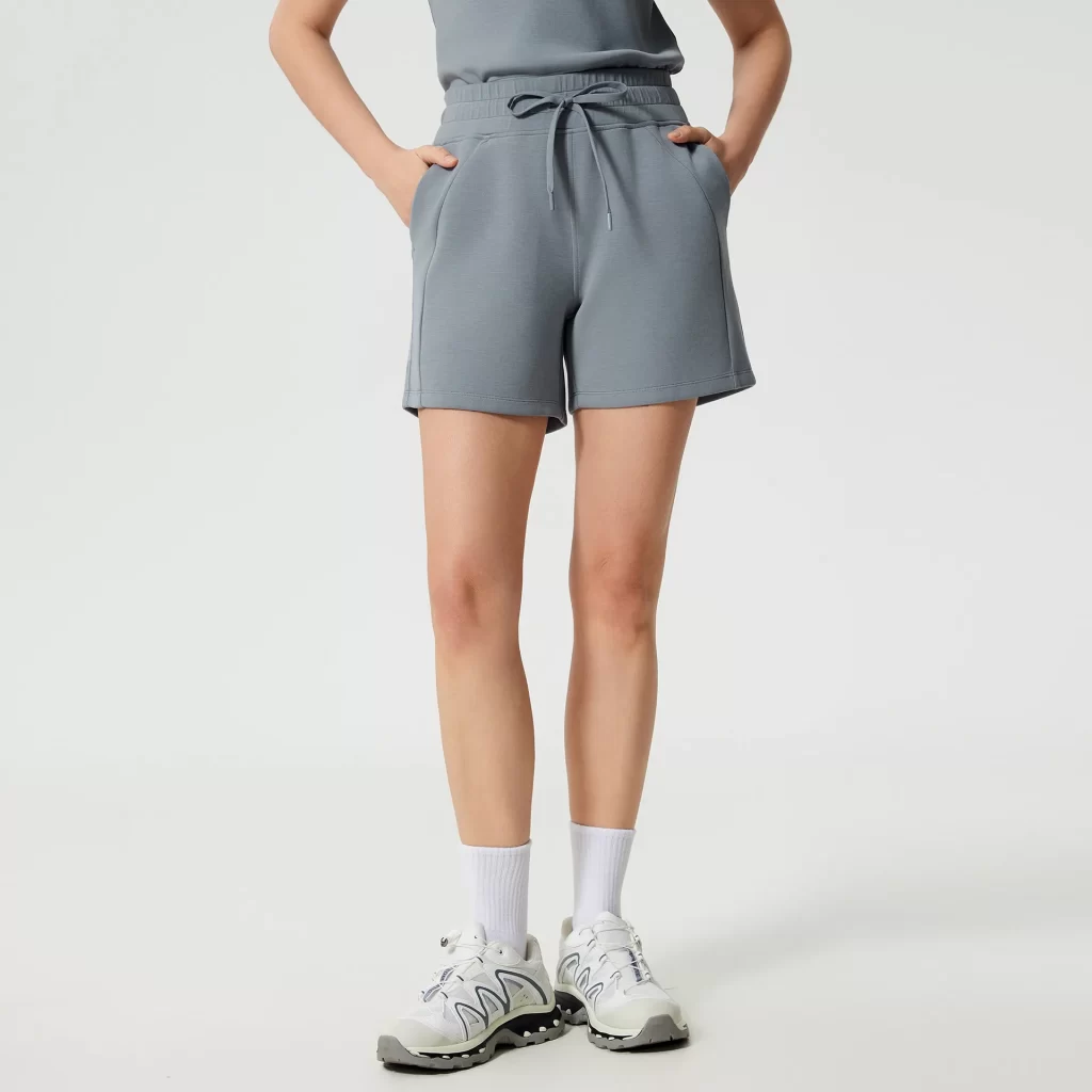 Workout Lounge Shorts with Pockets Comfy Elastic Shorts wholesale fitness apparel