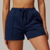 Gym Clothing Wholesale Women Sweat Shorts with Pockets