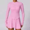 Women's Slim Fit Full Zip Workout Jackets Bulk Jackets Wholesale fitness clothing manufacturer exercise jacket women's lightweight athletic jacket
