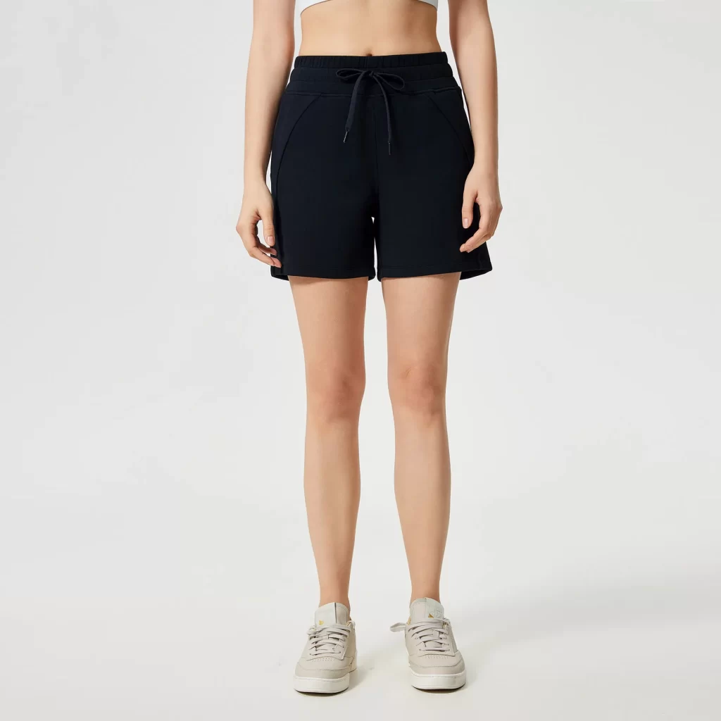 Workout Lounge Shorts with Pockets Comfy Elastic Shorts wholesale fitness apparel