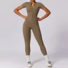 One Piece Exercise Bodysuit Wholesale Fitness Jumpsuit yoga one piece jumpsuit athletic jumpsuit women
