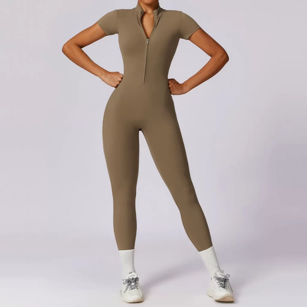 One Piece Exercise Bodysuit Wholesale Fitness Jumpsuit yoga one piece jumpsuit athletic jumpsuit women