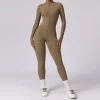 Women's One Piece Workout Bodysuit Long Sleeve Athletic Jumpsuit yoga one piece jumpsuit athletic one piece jumpsuit one piece pants bodysuit