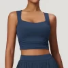 Custom Sports Bra Wholesale Fitness Square Neck Tank Top personalized sports bra gym clothes manufacturers