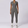 One Piece Exercise Bodysuit Wholesale Fitness Jumpsuit yoga one piece jumpsuit athletic jumpsuit women