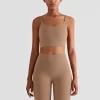 Wholesale Sports Bras Workout Athletic Tank Tops for Women sports clothes manufacturer middle support sports bra