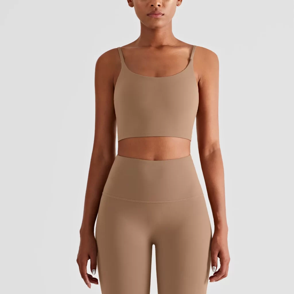 Wholesale Sports Bras Workout Athletic Tank Tops for Women sports clothes manufacturer middle support sports bra