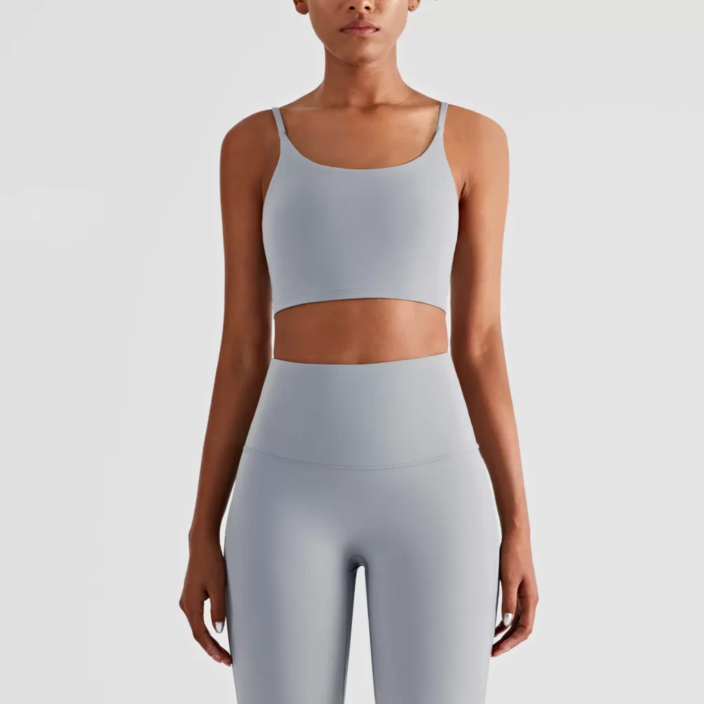 Wholesale Sports Bras Workout Athletic Tank Tops for Women sports clothes manufacturer middle support sports bra