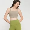 Wholesale Sports Bras Workout Athletic Tank Tops for Women sports clothes manufacturer middle support sports bra