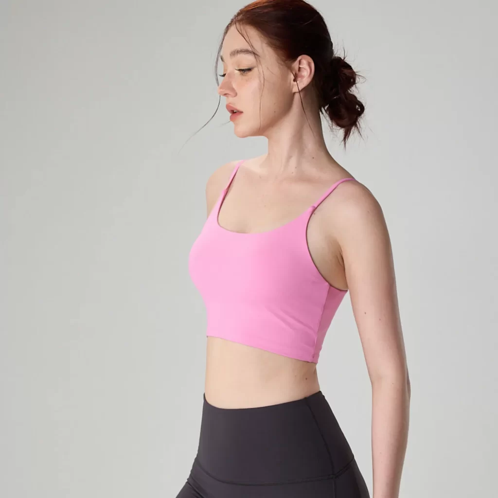 Wholesale Sports Bras Workout Athletic Tank Tops for Women sports clothes manufacturer middle support sports bra
