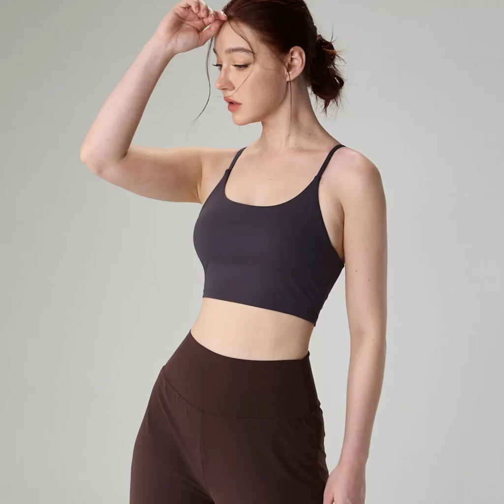 Wholesale Sports Bras Workout Athletic Tank Tops for Women sports clothes manufacturer middle support sports bra