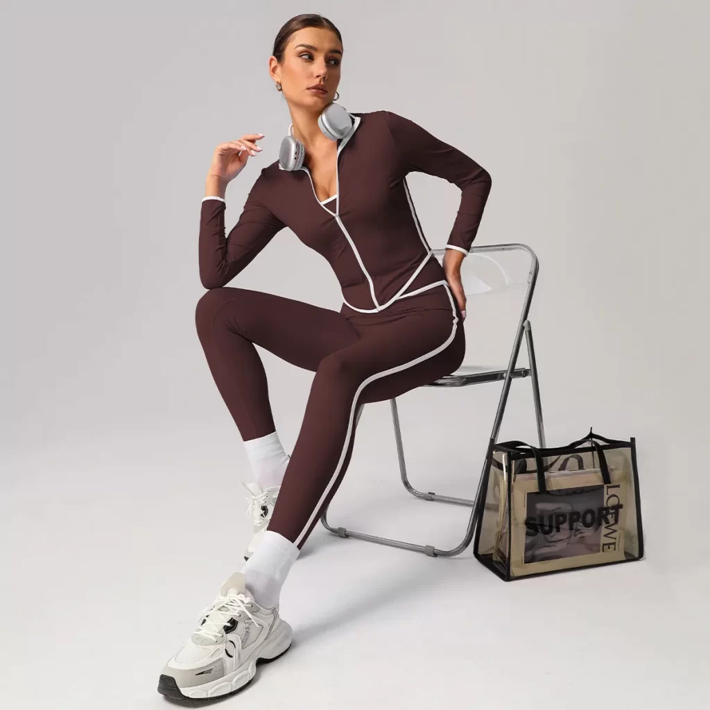 Athletic Tops Lightweight Stretchy Running Track Jackets sports apparel suppliers