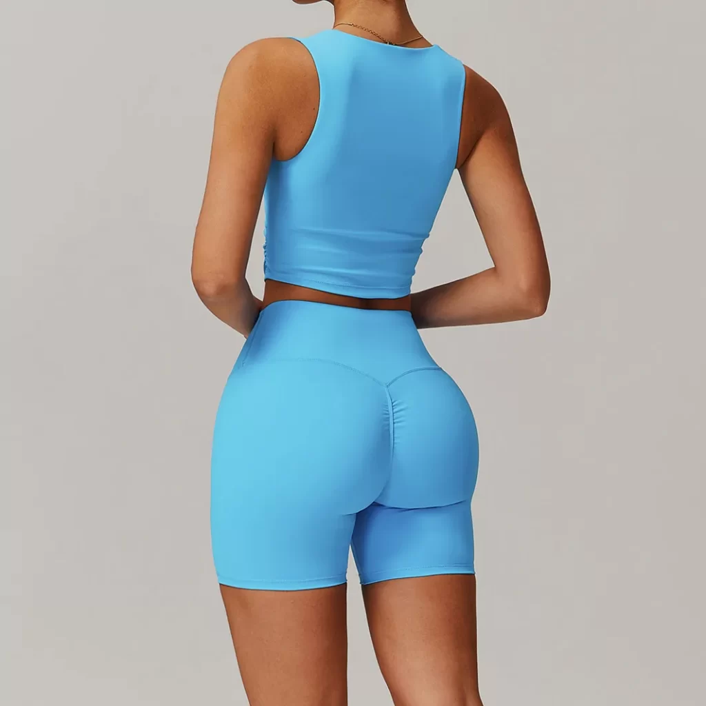 Custom Sports Bra Wholesale Fitness Square Neck Tank Top personalized sports bra gym clothes manufacturers