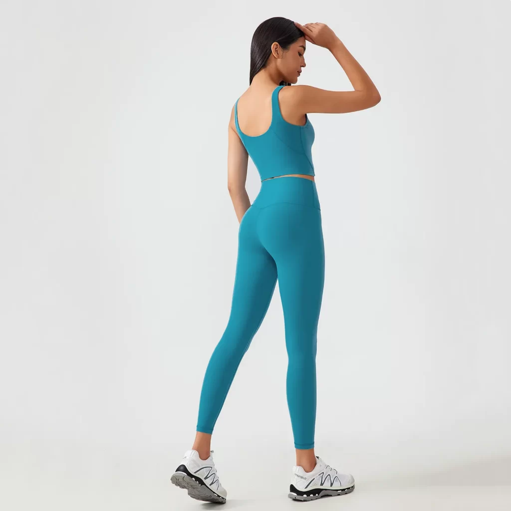 Womens Longline Sports Bra Medium Support Yoga Bras design your own workout clothes sports clothes manufacturer