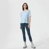 Custom Crew Neck T Shirts Women's Short Sleeve Workout Shirts athleisure wholesale vendors private label clothes