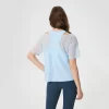 Custom Crew Neck T Shirts Women's Short Sleeve Workout Shirts athleisure wholesale vendors private label clothes