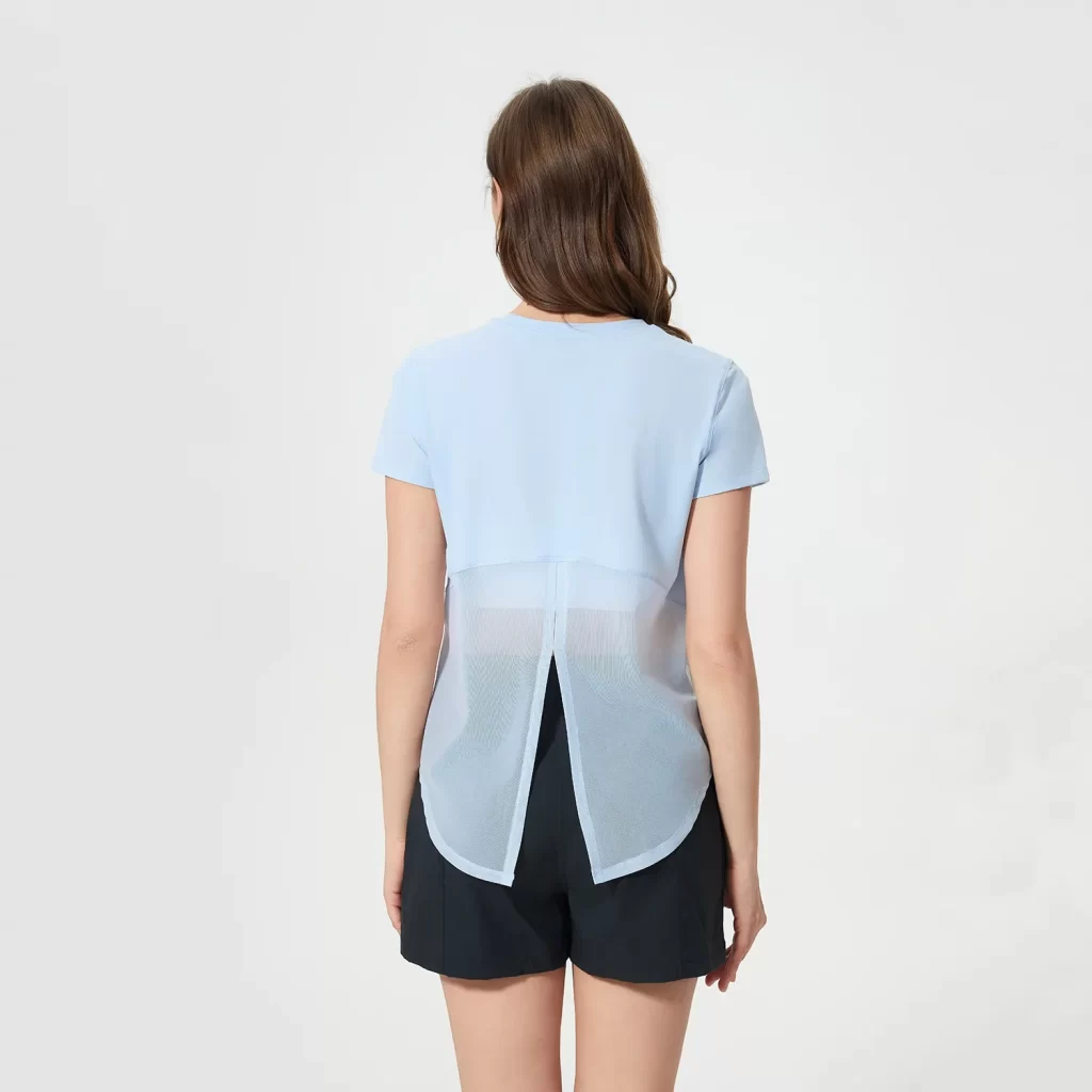 T Shirt Manufacturer China Custom Yoga Workout Short Sleeve Shirts