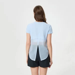 T Shirt Manufacturer China Custom Yoga Workout Short Sleeve Shirts
