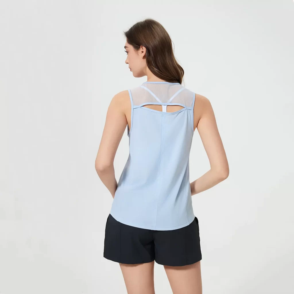Wholesale Activewear Cool Athletic Yoga Running Sleeveless Shirts women's square neck tank top fitness apparel clothing sparks clothing