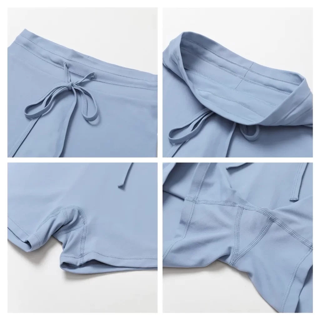 Custom Gym Clothes Workout Fitness Shorts with Drawstring athletic wear wholesale sports clothes manufacturer Womens Bike Shorts