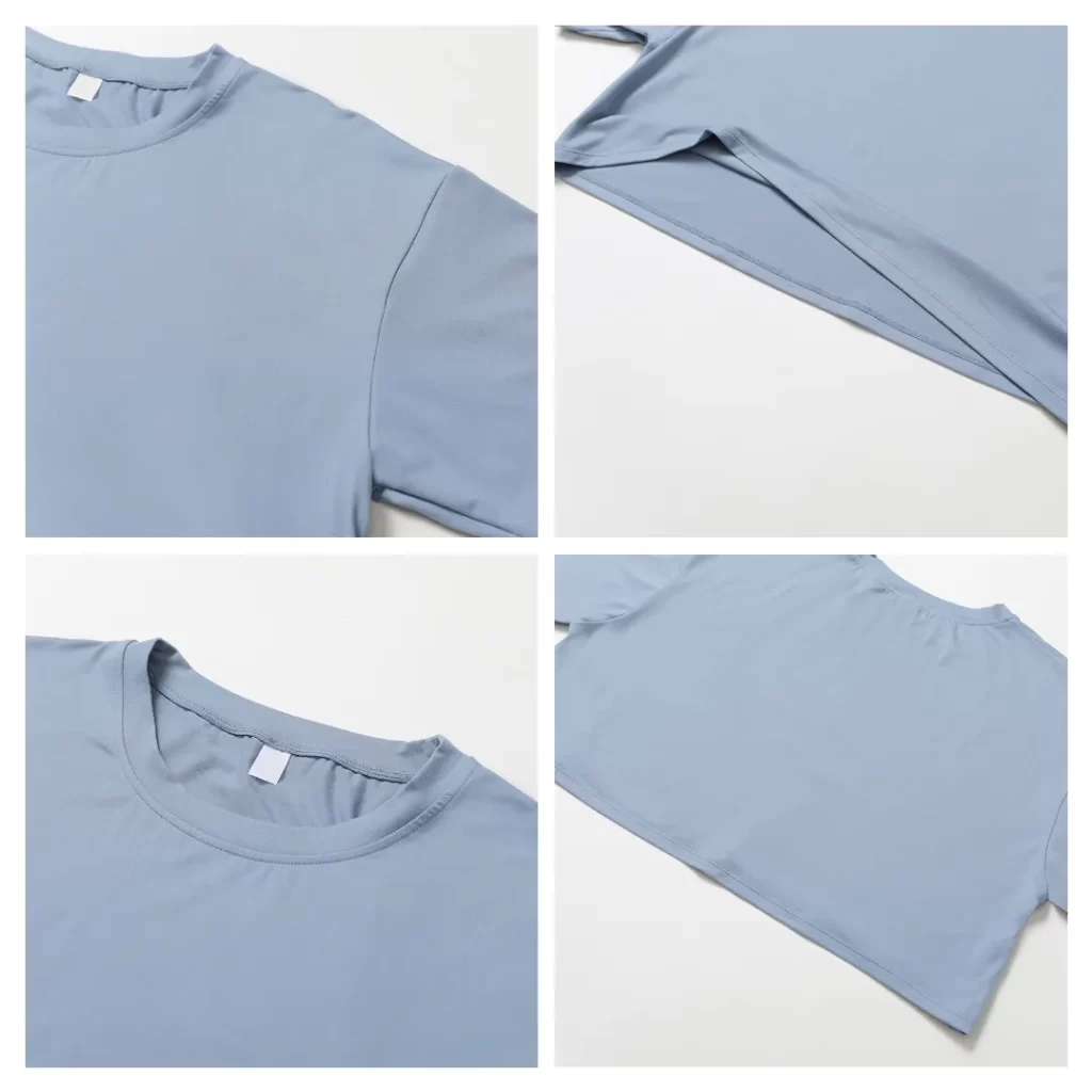 Women's Workout Crop Tops Casual Athletic Running T-Shirts crop top sweatshirt wholesale t shirt manufacturer china womens crew neck t shirt short sleeve shirt