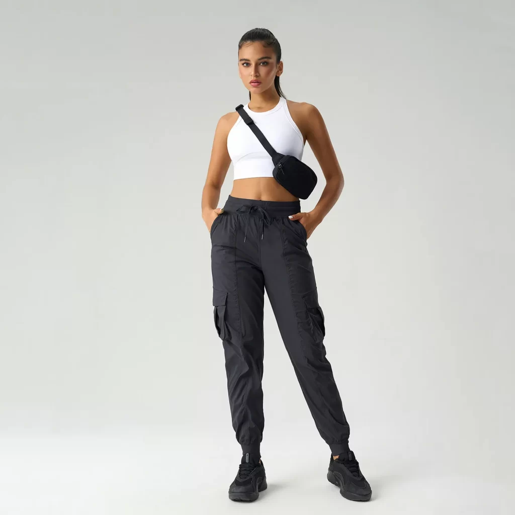 Private Label Women's Clothing jogging pants straight leg premium clothing brands personalized sports bra