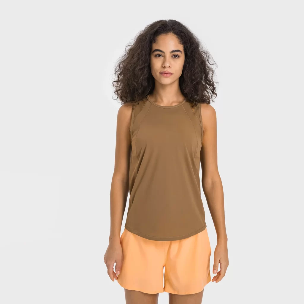 Wholesale Activewear Cool Athletic Yoga Running Sleeveless Shirts women's square neck tank top fitness apparel clothing sparks clothing