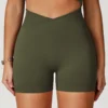 Seamless Gym Wear Wholesale Booty Shorts Scrunch Running Shorts