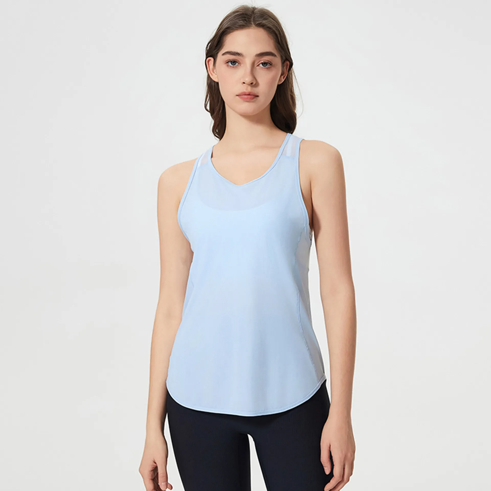 Wholesale Yoga Apparel Athletic Running Tank Tops Sleeveless Gym Clothes