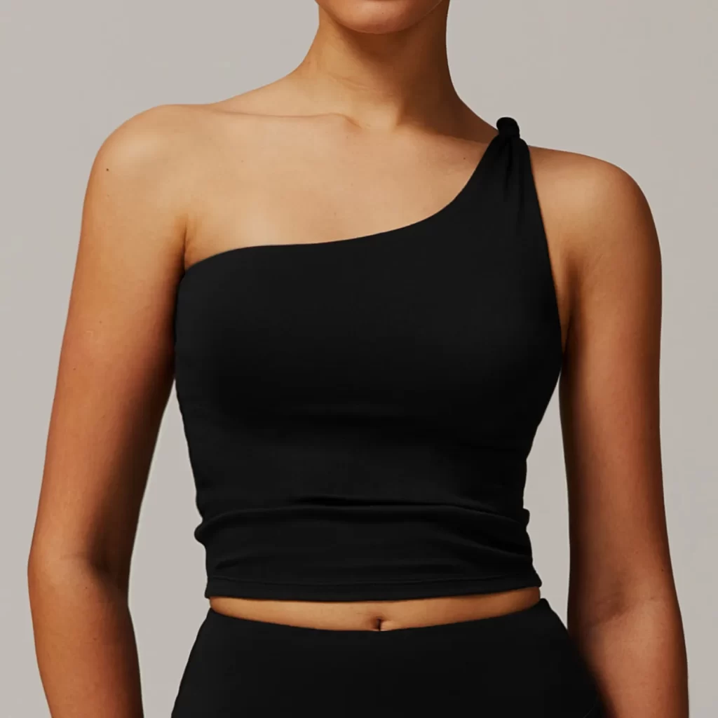 Spark Gym Workout Padded Tanks One Strap Sports Bra for Women custom workout clothes bras in bulk
