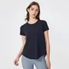 T Shirt Manufacturer China Custom Yoga Workout Short Sleeve Shirts wholesale fitness wear for women