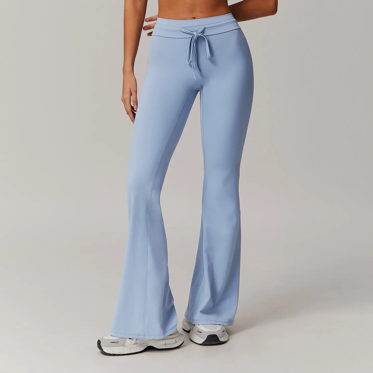 High Waisted Leggings with Tummy Control Wholesale Yoga Flared Pants