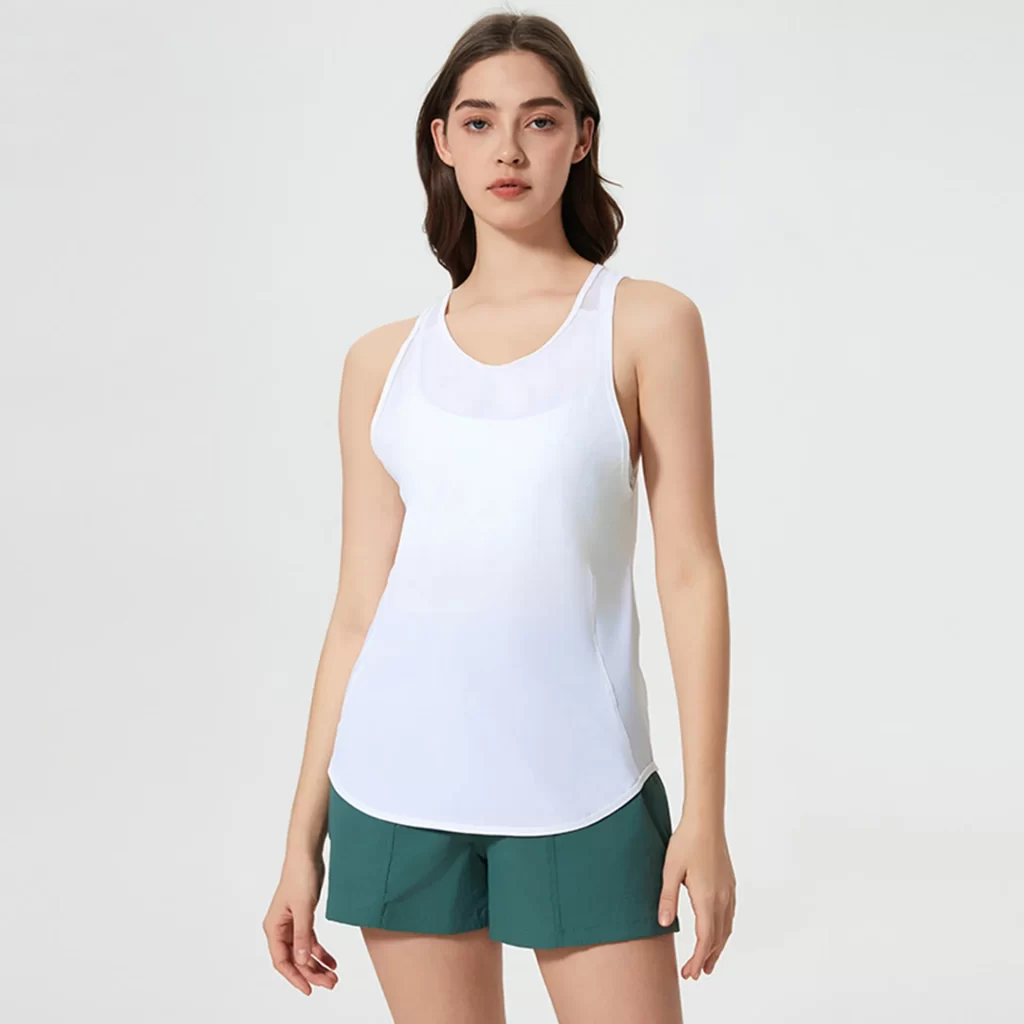 Wholesale Yoga Apparel Athletic Running Tank Tops Sleeveless Gym Clothes gym clothes manufacturers Private Label Women's Clothing