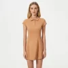 Custom Women's Golf Dress Short Sleeve Polo Collar Tennis Dress exercise jumpsuit yoga clothing manufacturers womens tennis skirts