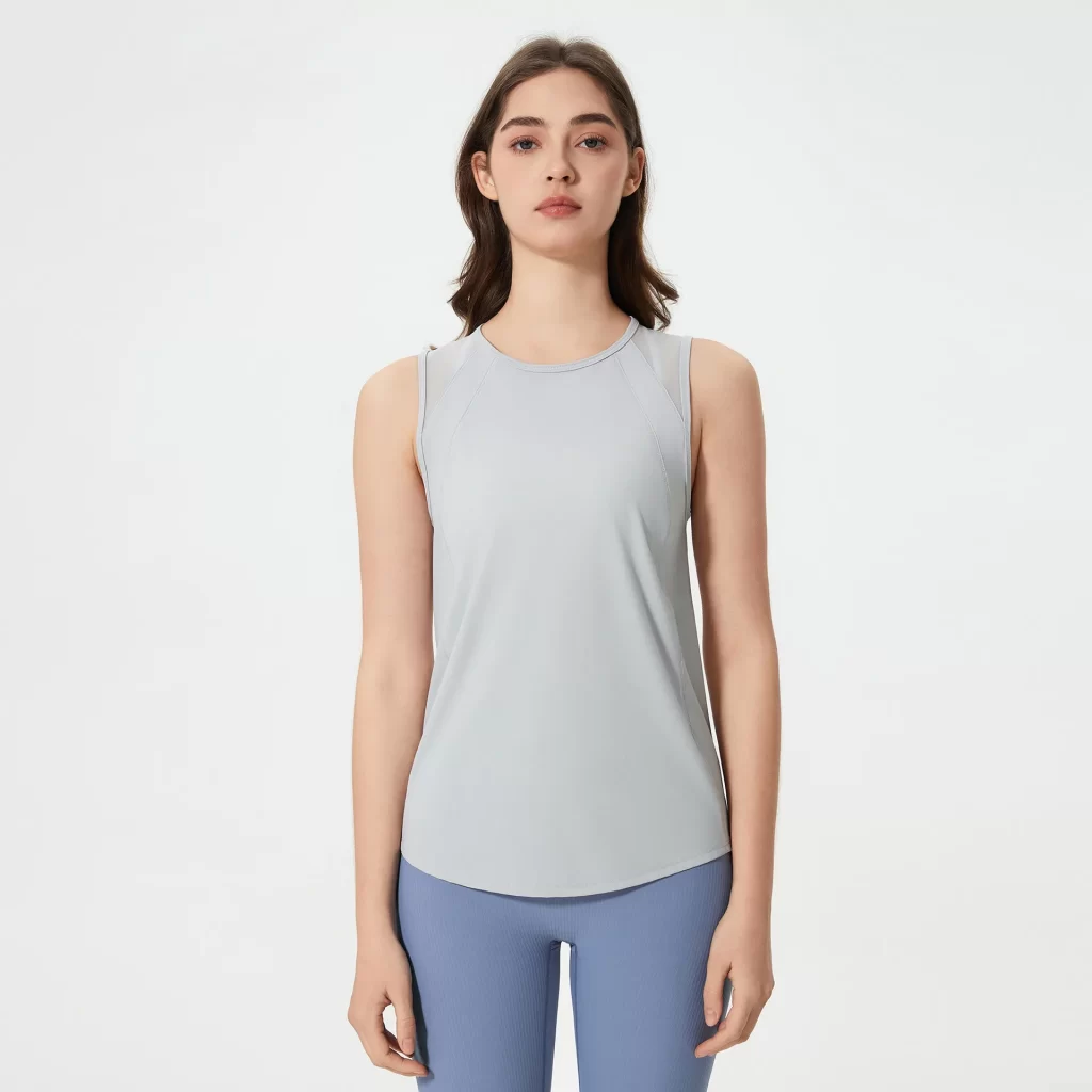 Wholesale Activewear Cool Athletic Yoga Running Sleeveless Shirts women's square neck tank top fitness apparel clothing sparks clothing