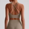 Athletic Clothing Manufacturer Medium Support Padded Workout Crop Tank Top wholesale active wear custom sports bra