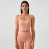 Longline Yoga Tank Top Fitness Bra Workout Camisole Crop Tops personalized sports bra sportswear clothing manufacturer