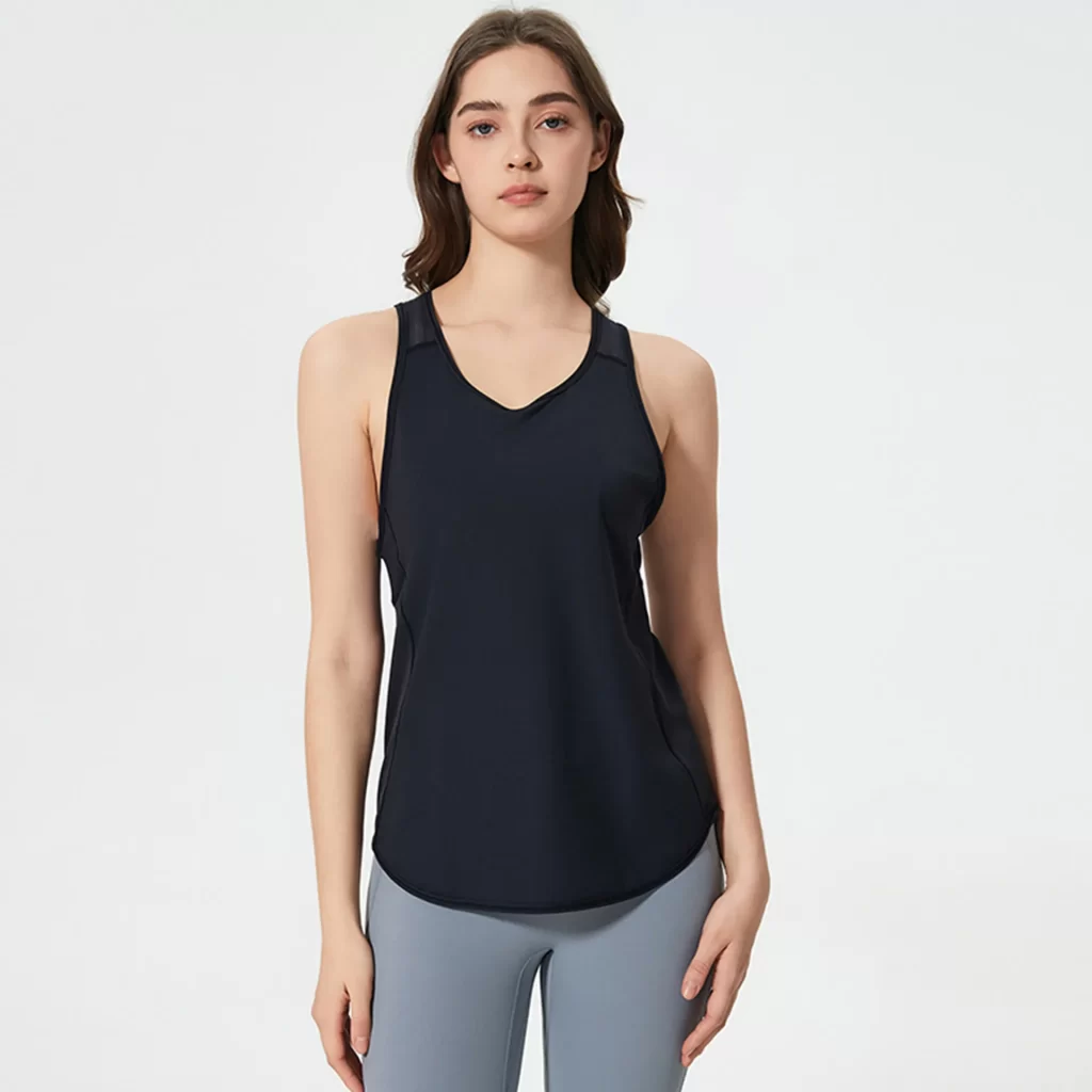 Wholesale Yoga Apparel Athletic Running Tank Tops Sleeveless Gym Clothes gym clothes manufacturers Private Label Women's Clothing