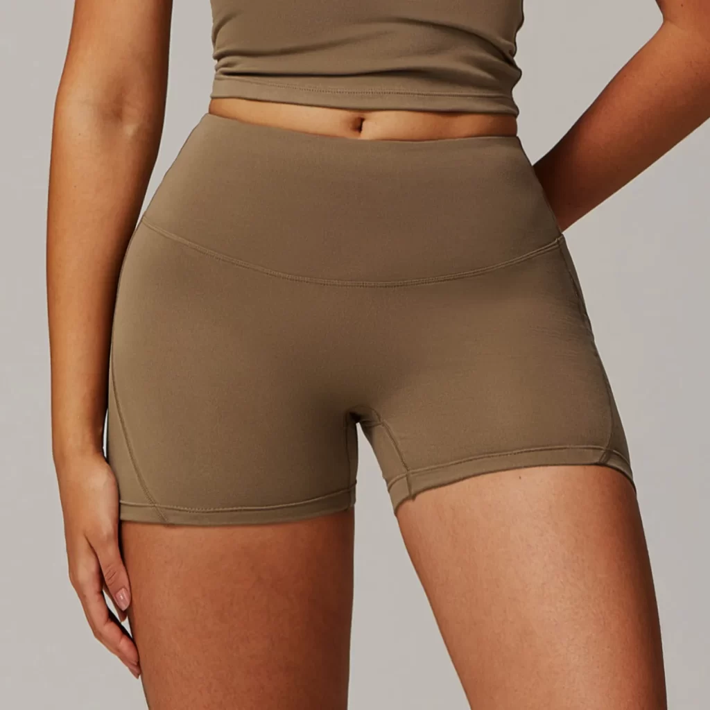 Custom Workout Biker Shorts High Waist Tummy Control Booty Shorts
