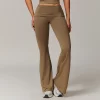 Fitness Apparel Manufacturers Folded Waist Yoga Flared Pants