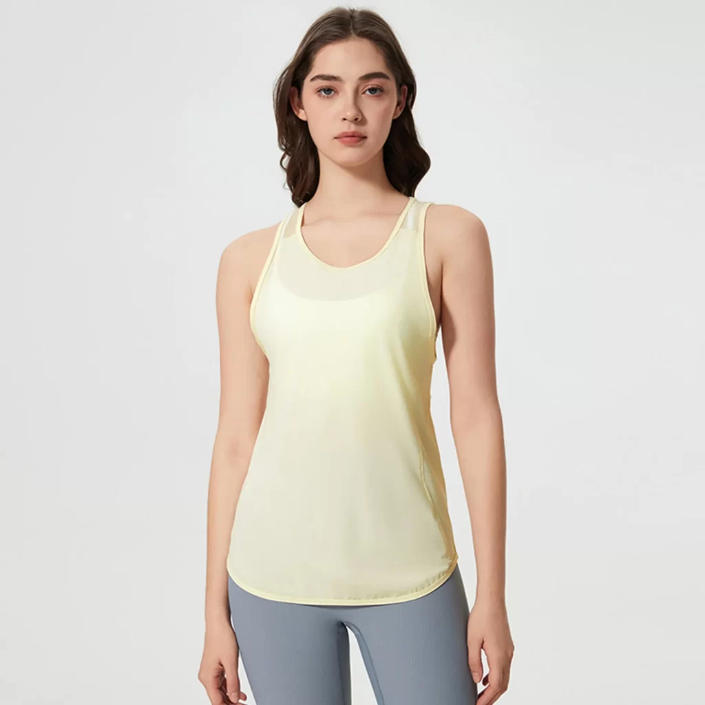 Wholesale Yoga Apparel Athletic Running Tank Tops Sleeveless Gym Clothes gym clothes manufacturers Private Label Women's Clothing