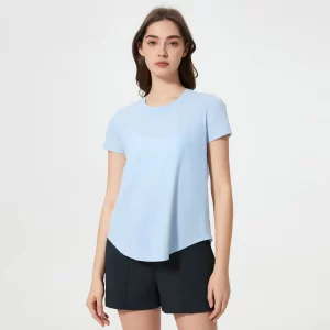 T Shirt Manufacturer China Custom Yoga Workout Short Sleeve Shirts