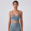 Personalized Sports Bra Y Back Spaghetti Workout Yoga Top yoga clothing manufacturers athletic apparel manufacturers custom sports bra