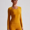 Wholesale Long Sleeve T Shirts custom workout clothing bulk workout shirts wholesale yoga apparel