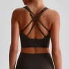 Athletic Clothing Manufacturer Medium Support Padded Workout Crop Tank Top wholesale active wear custom sports bra