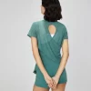 Custom Workout Apparel Open Back Athletic Shirts Breathable Yoga Top wholesale yoga clothes wholesale womens sportswear