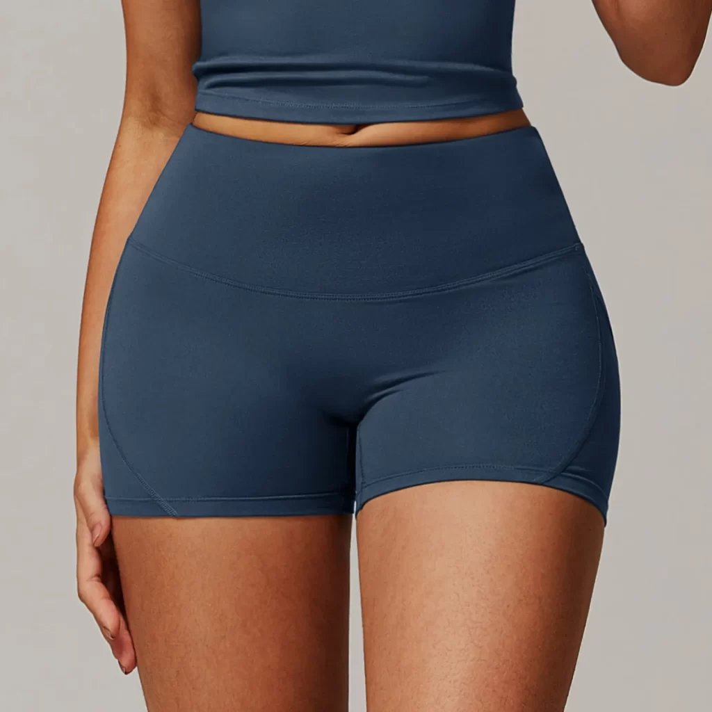 Custom Workout Biker Shorts High Waist Tummy Control Booty Shorts fitness apparel manufacturers sparks clothing