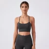 Personalized Sports Bra Y Back Spaghetti Workout Yoga Top yoga clothing manufacturers athletic apparel manufacturers custom sports bra